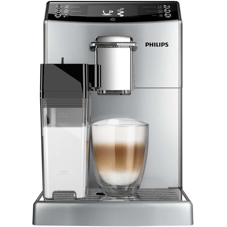 Espressor super-automat Philips EP4051/10, Carafa integrata, Rasnita ceramica, Filtru AquaClean, Argintiu