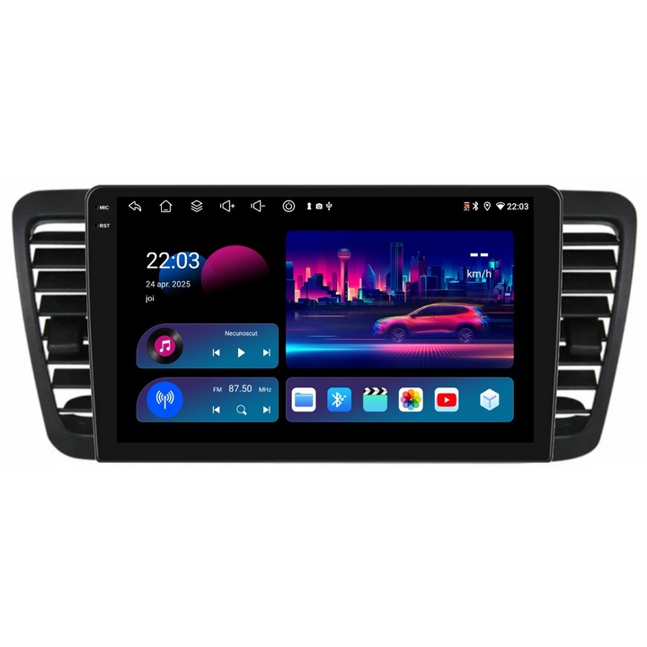 Navigatie PilotOn Subaru Legacy Outback 2004-2009 9 inch 4GB 64GB 8 CORE