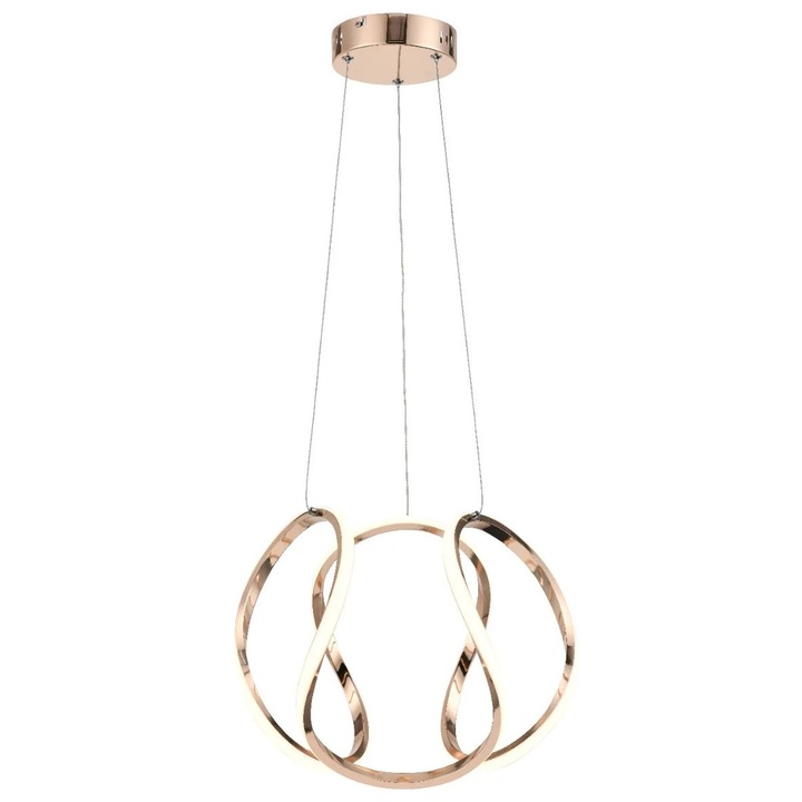 Полилей Clarence design, розово злато, LED 40W