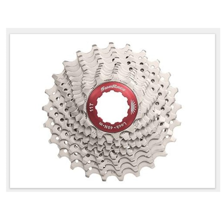 Caseta bicicleta Sunrace 11S CSRX1EAQM 11-25T metalic