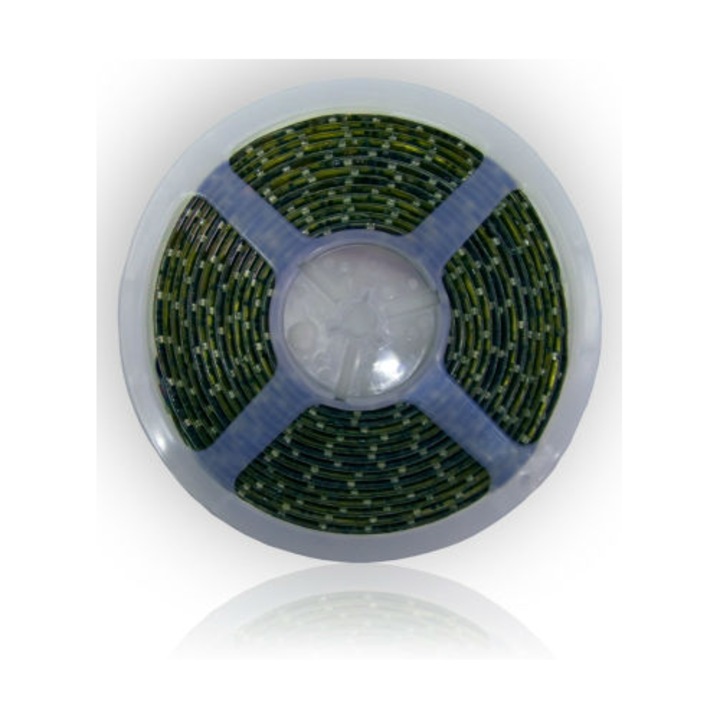 Rola LED SMD 3528 protectie apa lumina alb cald 5m
