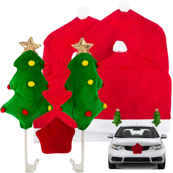 Коледен декоративен комплект, Martom, за колата