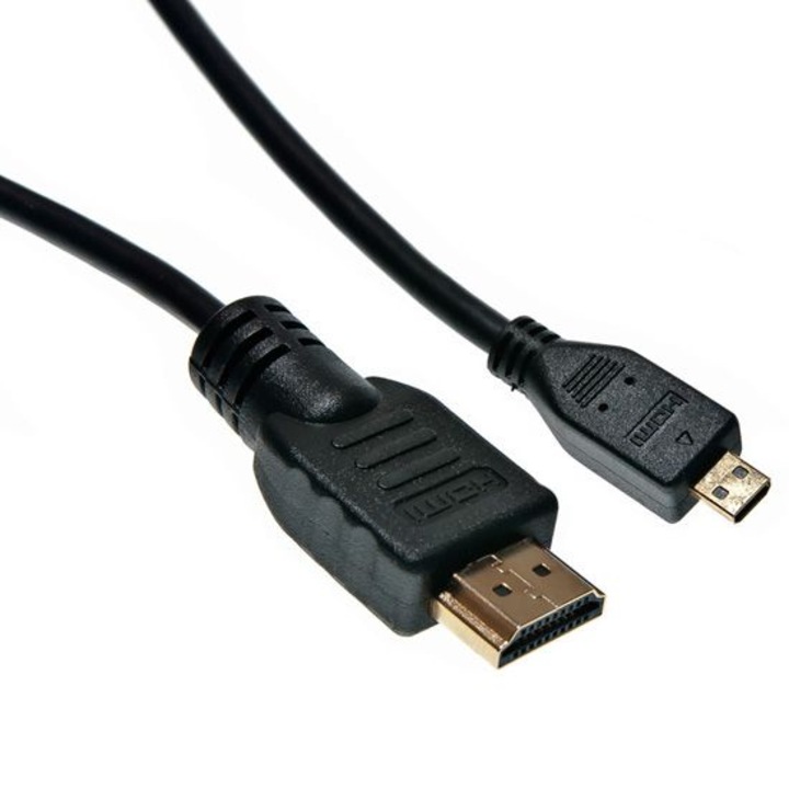 Cablu HDMI Martom 2m, micro HDMI, 3D
