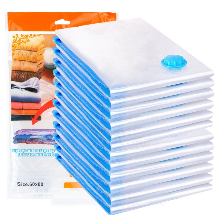 Комплект от 12 органайзера за дрехи Martom 80x60 см