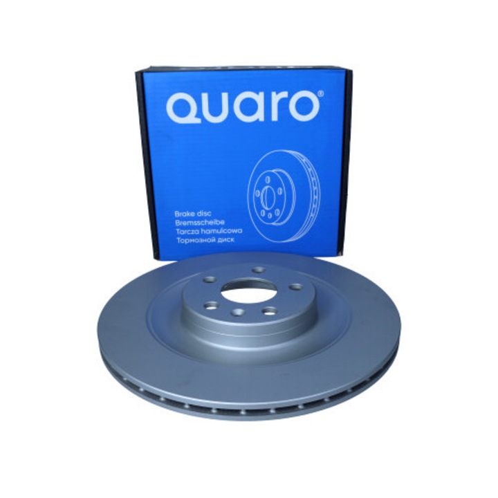 Disc frana QUARO pentru Volvo XC90 2.0, 2014-2019, cu invelis anticoroziv