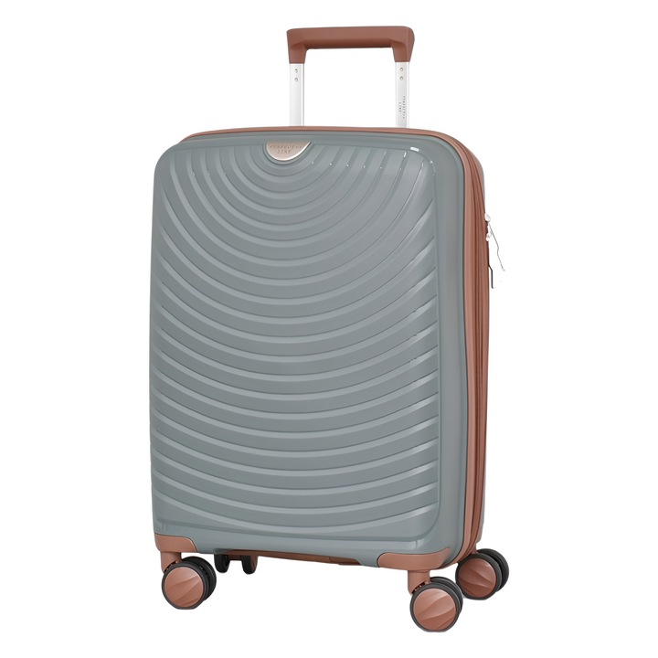 Куфар PERFECT++LINE PP 88005, Разширител, 55/38/23 см, Сив