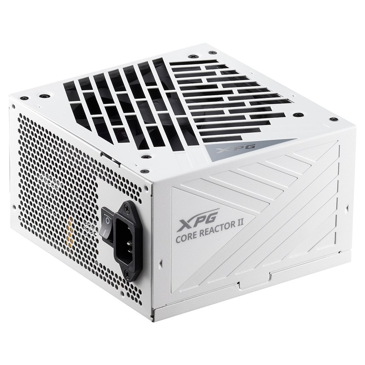 Захранване за компютър XPG COREREACTOR II 850W бяло, 80 PLUS Gold, 1 вентилатор, размери 140x150x86mm