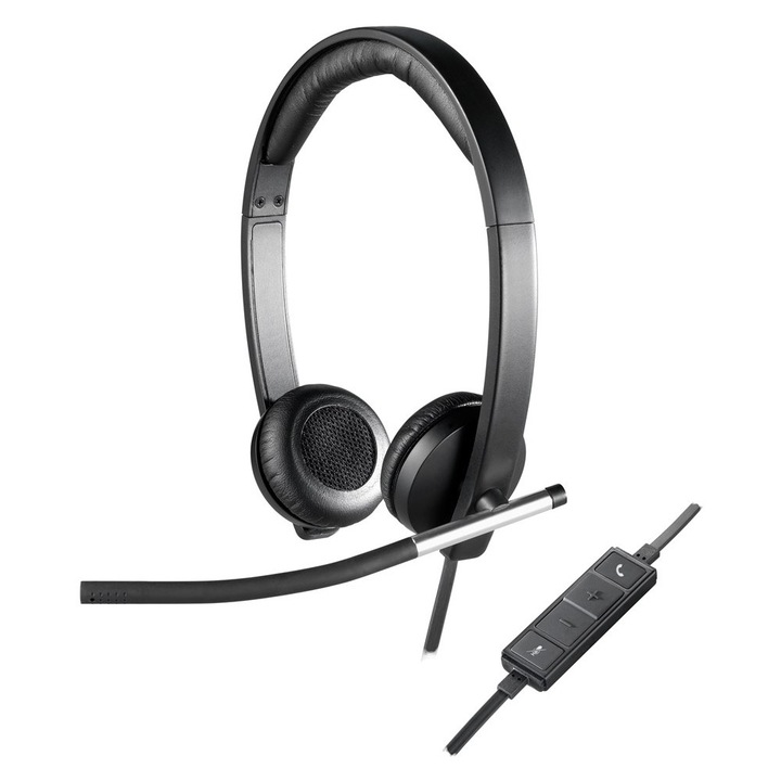 Logitech PC fejhallgató, 981-000519 modell, fekete