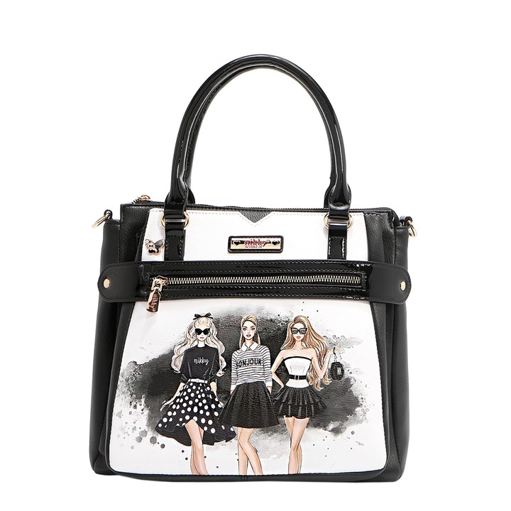 Geanta de mana, Nicole Lee USA, 29.5x25x12cm, Trio