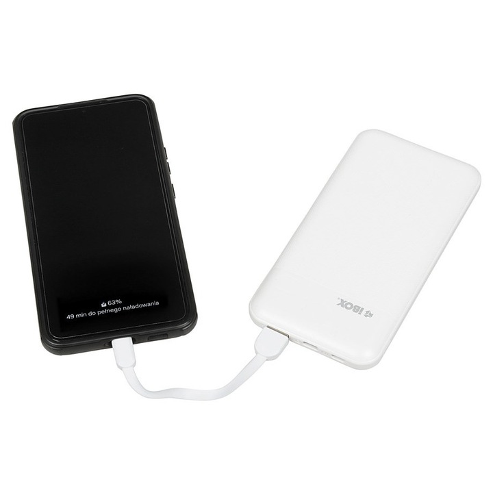 iBOX PB10 10 000 mAh-s Power Bank, fekete