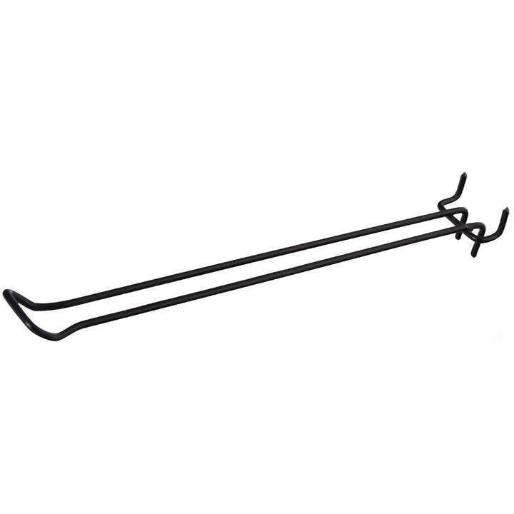 Carlig Expozitor Metalic ETS - Model Racorduri Lungime 230 mm Grosime 6 mm Cod expozitor 676311/677571/676873