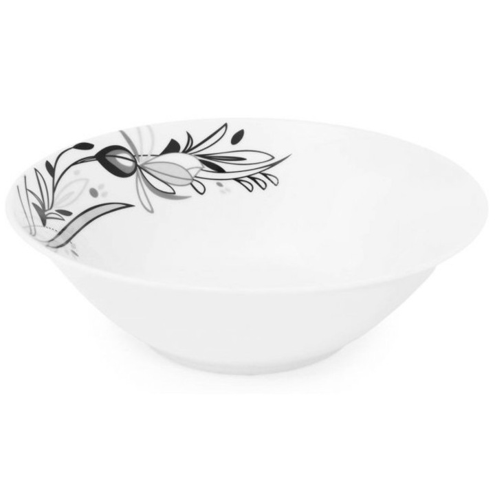 Tragar kerámia tálkészlet 12 darabos, virágok, 18cm