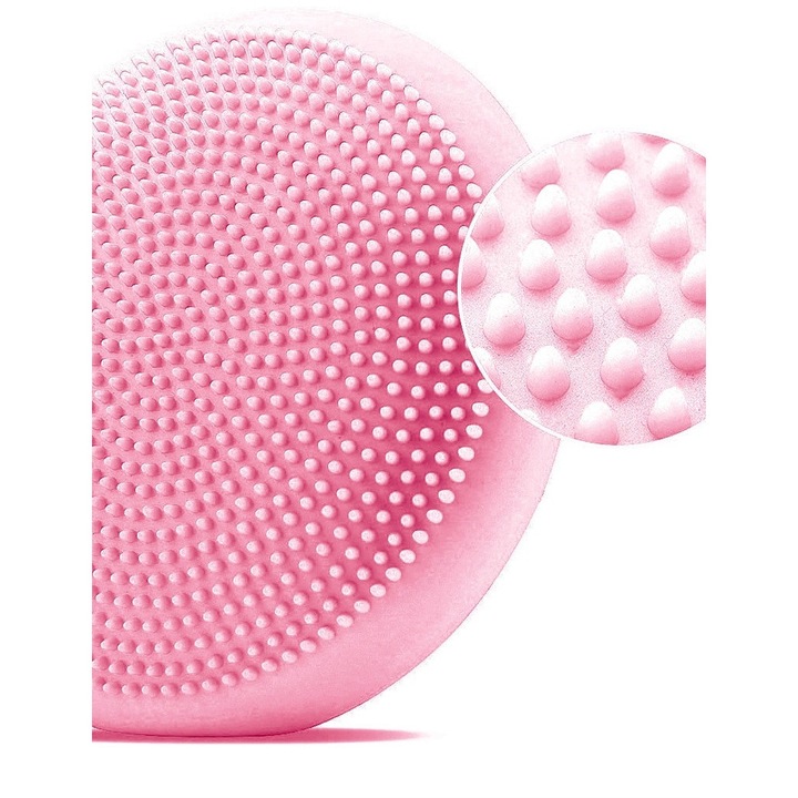 Perna senzoriala pentru echilibru, masaj, recuperare, pompa inclusa, 34 cm, FitLi, Roz