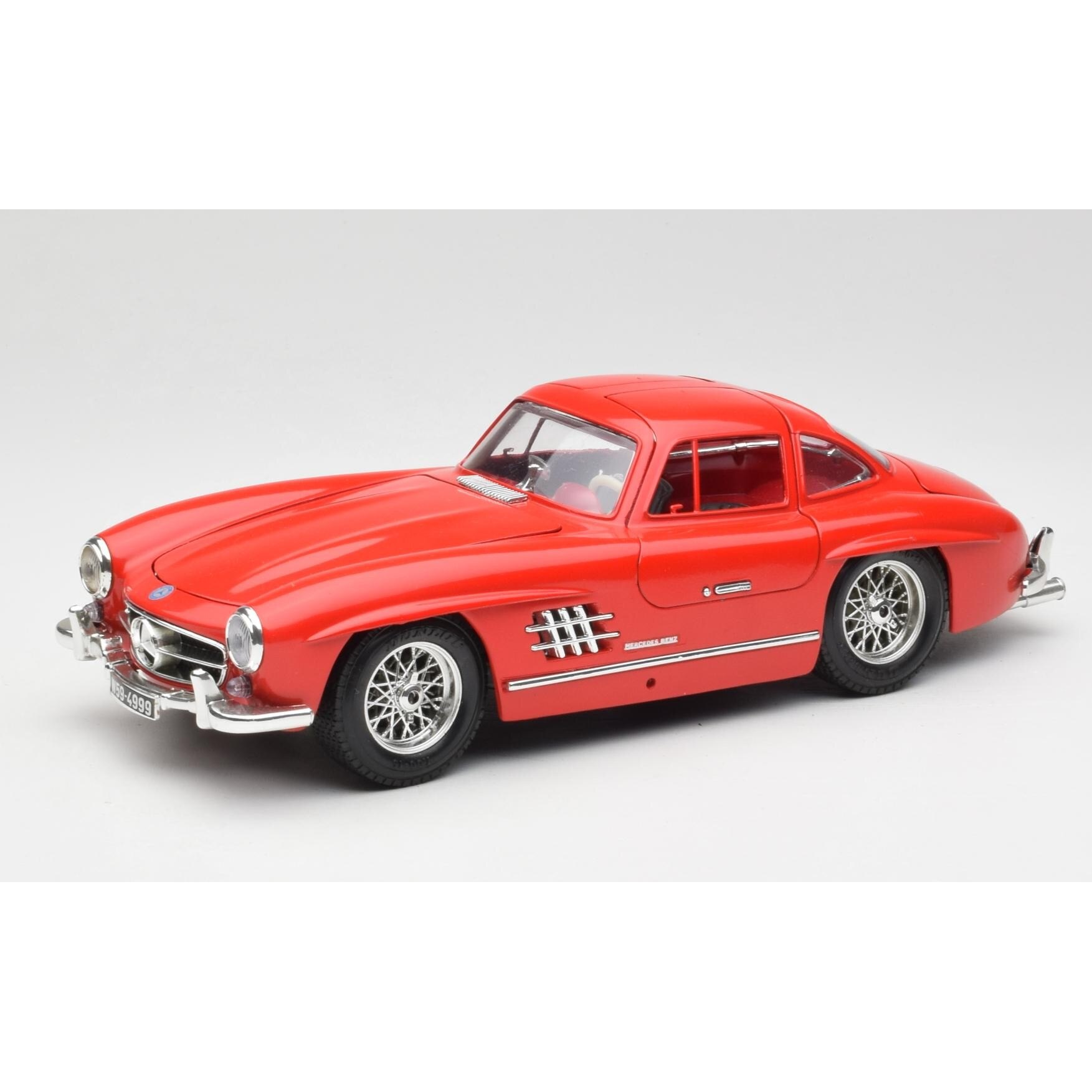 Automacheta Mercedes 300 SL, BBurago, Rosie, 1/18 - eMAG.ro