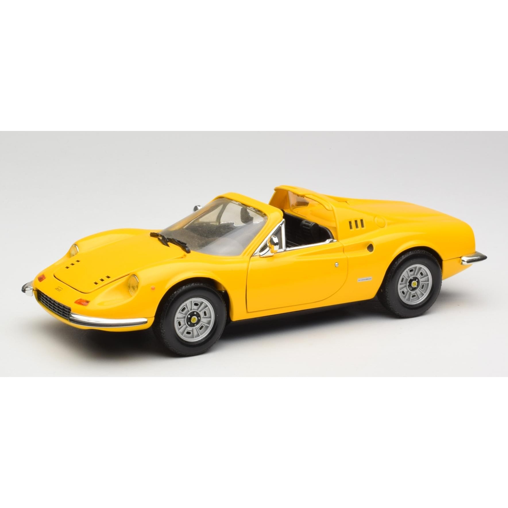 Automacheta Ferrari Dino 246 GTS Yellow Hot Wheels 1/18 - eMAG.ro