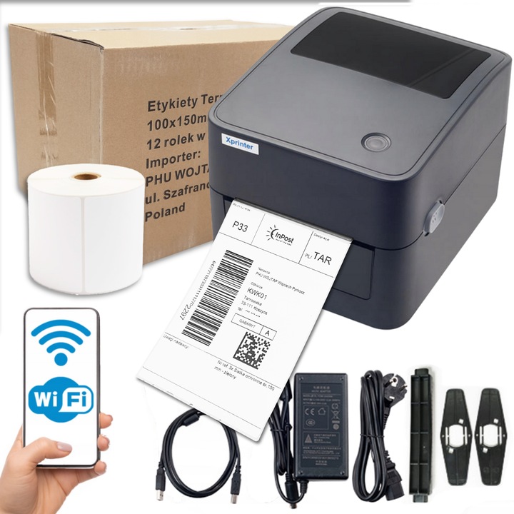 Imprimanta de etichete Honeywell PC42D, 203DPI, USB, RS232, BT, Ethernet