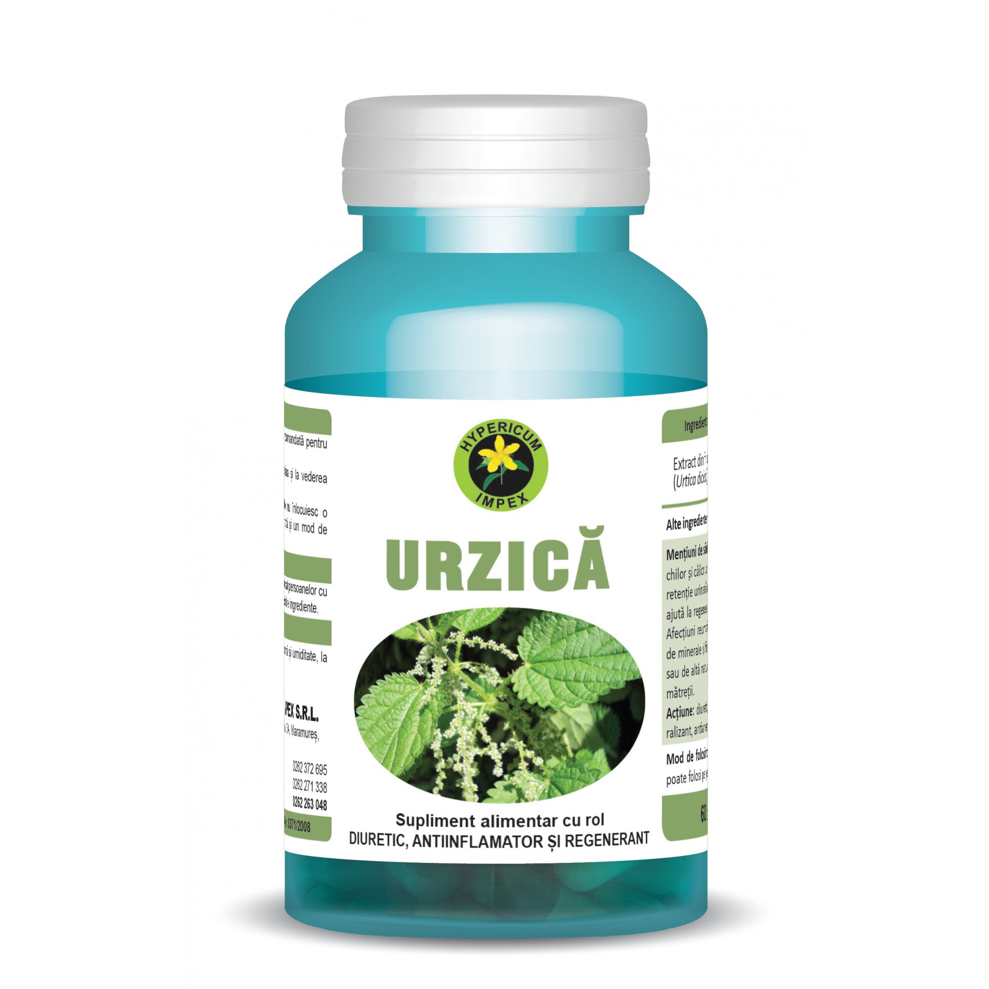 Urzica 60 capsule Hypericum Impex