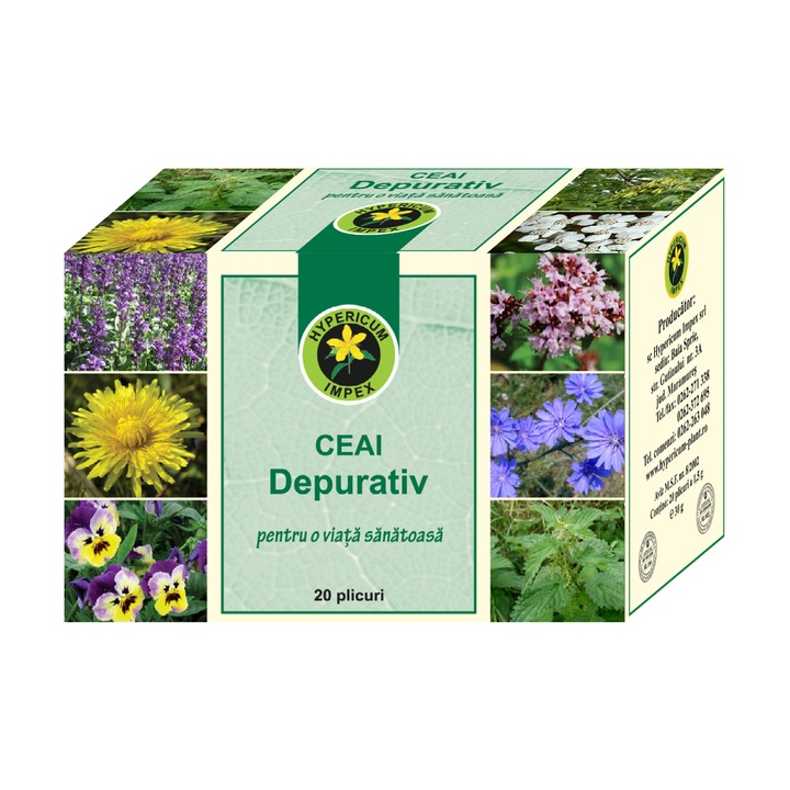 Ceai Depurativ 20 plicuri Hypericum Impex