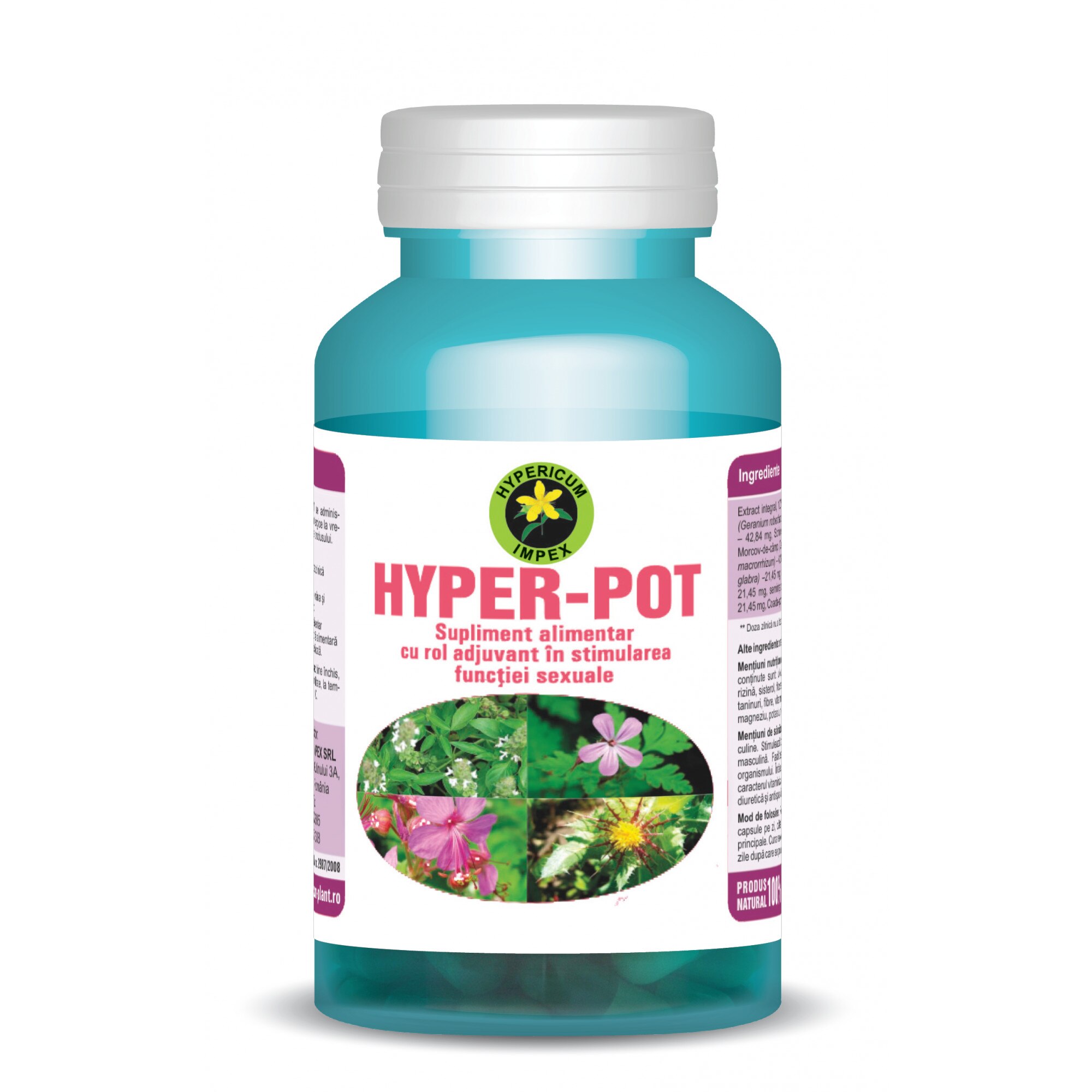 Hyper pot 60 capsule Hypericum Impex