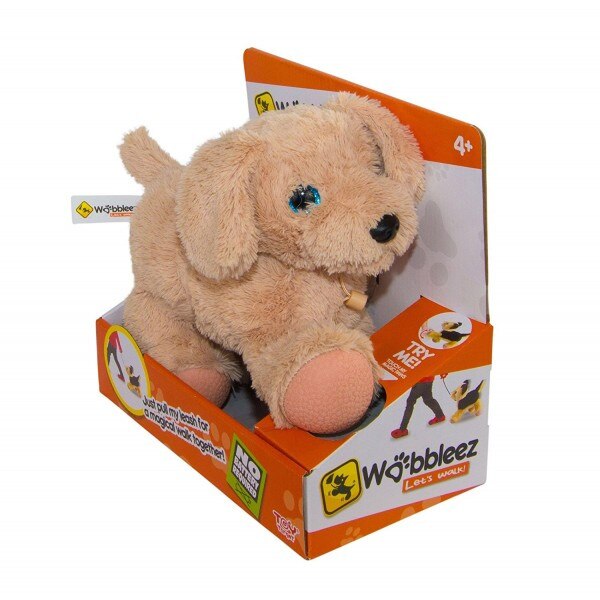 Jucarie interactiva Catelus Wobbleez Golden Retriever