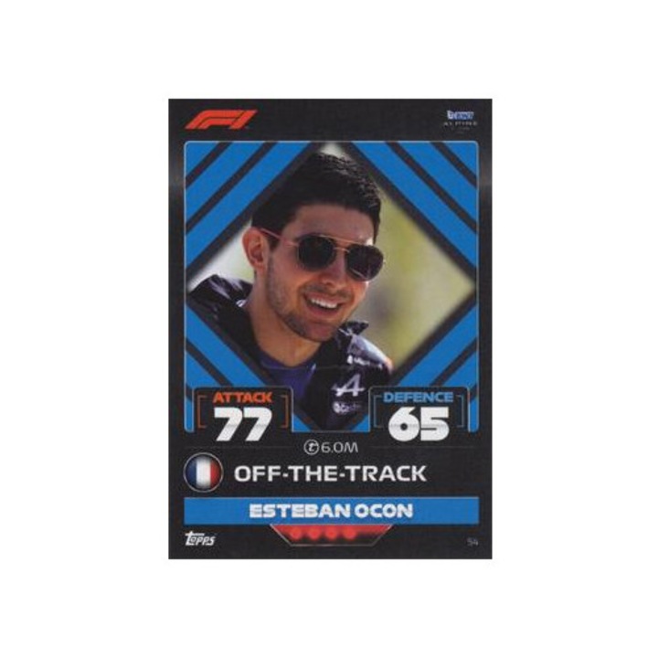 Joc de societate Topps Turbo Attax 2022 54 Esteban Ocon (Alpine)