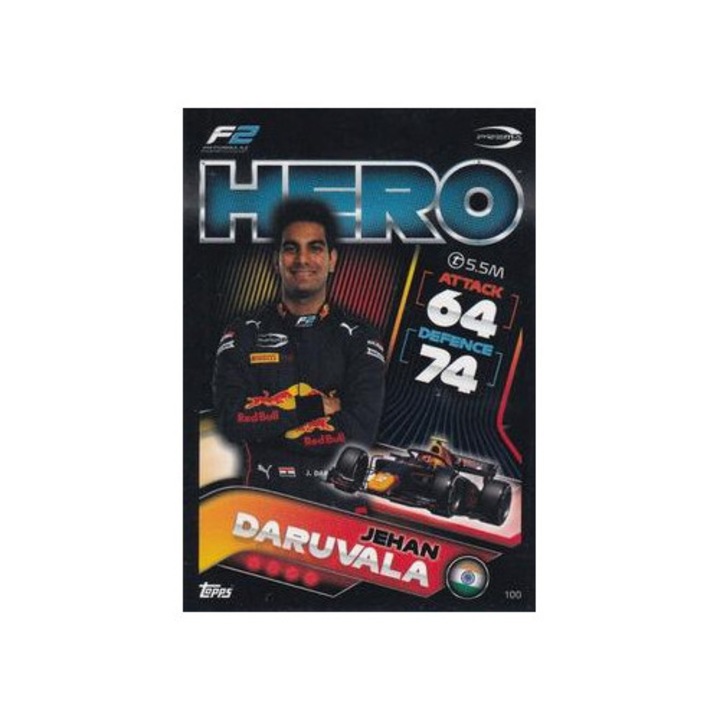 Társasjáték Turbo Attax 2022 100 Jehan Daruvala, PREMA Racing