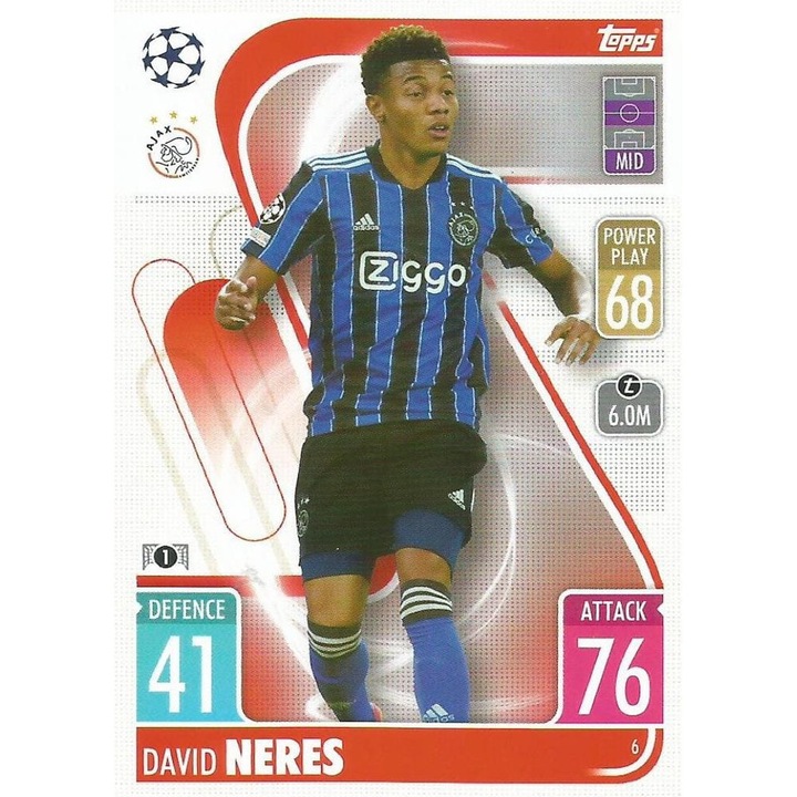 Topps Match Attax 2021/22 6, David Neres
