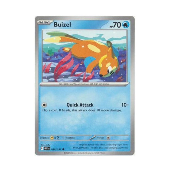 Joc de societate Pokemon Obsidian Flames 048/197 Buizel Comun