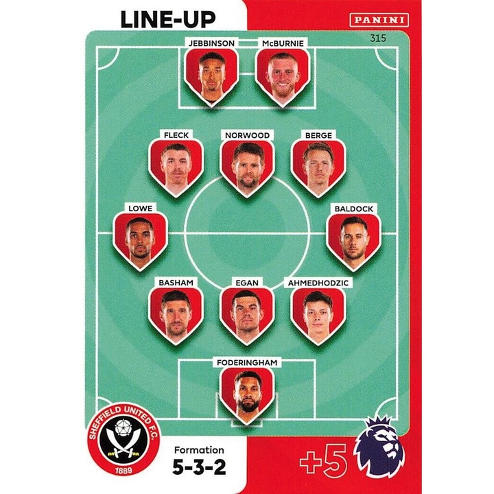 Card Panini Adrenalyn XL Premier League 2024 Sheffield United