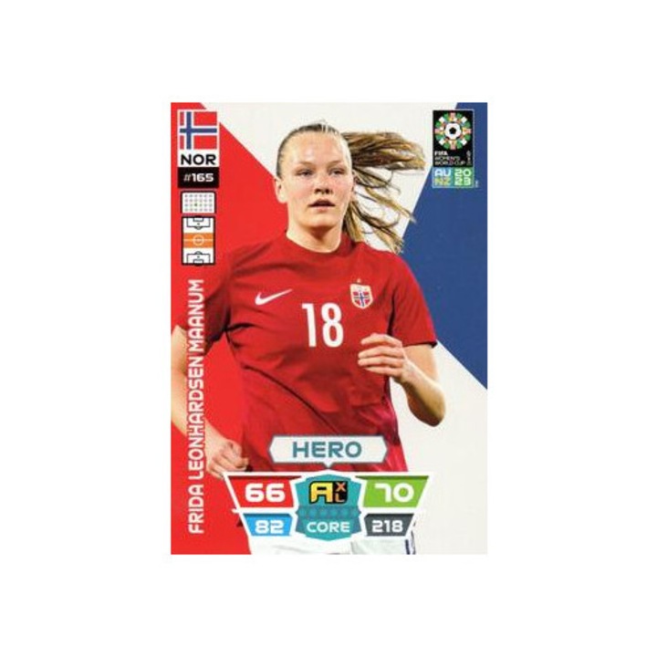 Joc de societate Panini Adrenalyn XL Cupa Mondiala Feminina 2023 165 Fris Leonhardsen Maanum