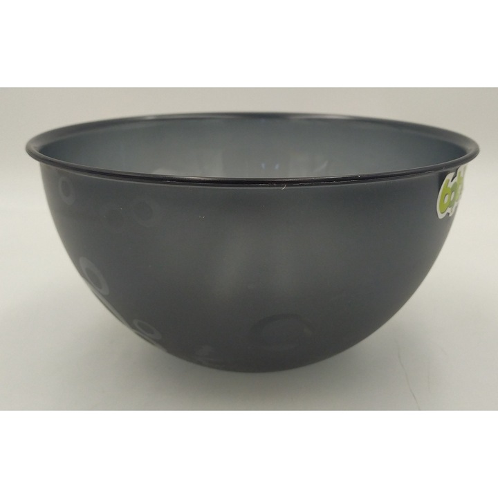 Bol plastic 1,5l mat, practico, mix culori