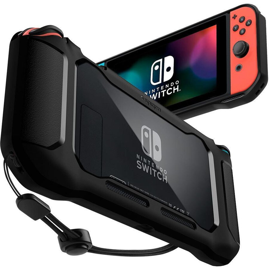Carcasa Spigen RUGGED ARMOR pentru Nintendo Switch, neagră