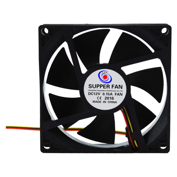 Вентилатор за компютър 80x80x25мм 12V 0.25A, с 2 проводника, Vapo