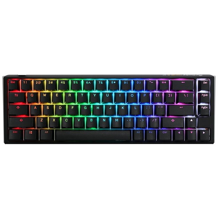 Геймърска клавиатура Ducky One 3 Classic RGB LED, Черен, MX-Red