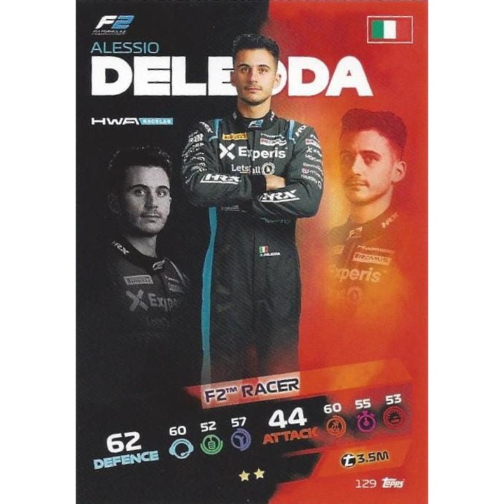 Jocuri de societate, Topps, Turbo Attax 2021 129 Alessio Deledda, set de carti