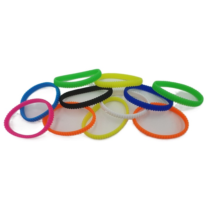 Set bratari din silicon 12 buc, SANDEX