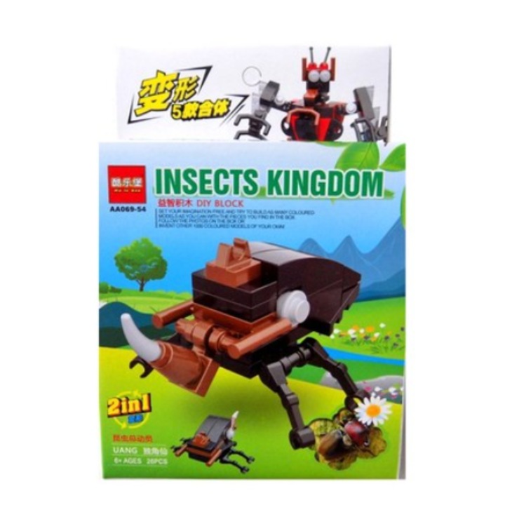 Set de constructie Rapid Insects Kingdom, multicolor, model animal