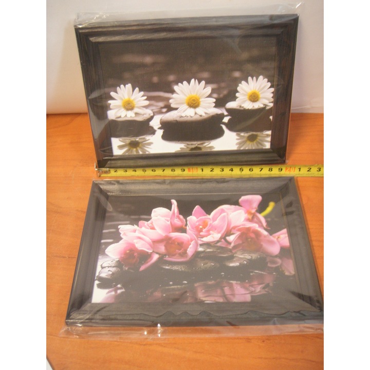 Rama foto clasica Goya, 13x18cm, neagra, set mix