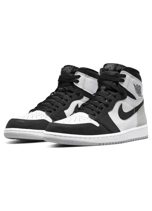 Pantofi sport, Jordan, Air Jordan 1 Retro High OG, Piele naturala, Negru/Alb, 47.5 EU
