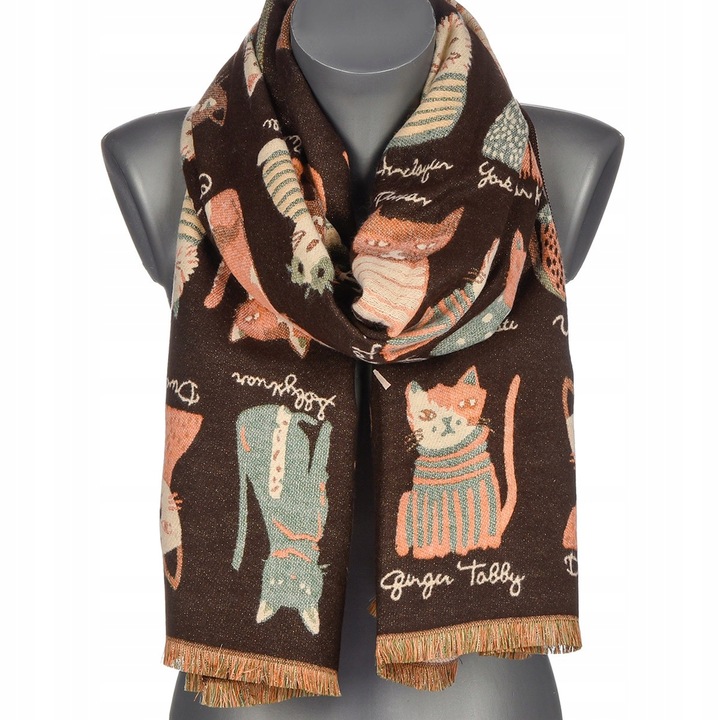 Sal Dama, model ax-128, multicolor, 180x70cm, 50% bumbac, 50% viscoza