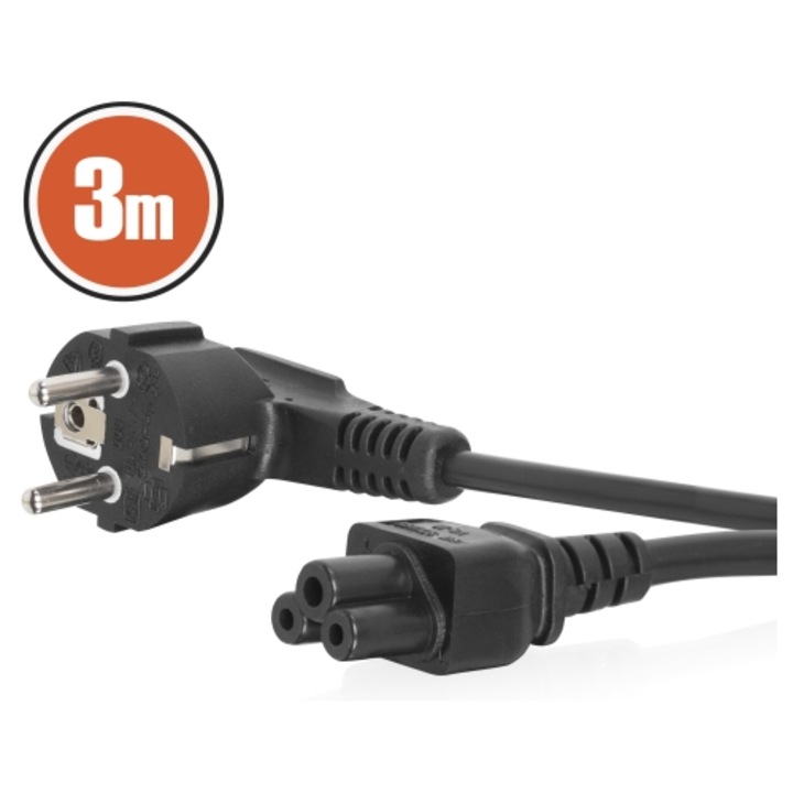 Cablu alimentare pentru notebook-uri 3m