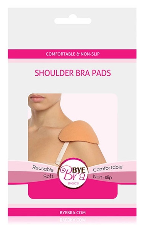Tampoane pentru umeri sutien, spuma moale, nude, 1 pereche