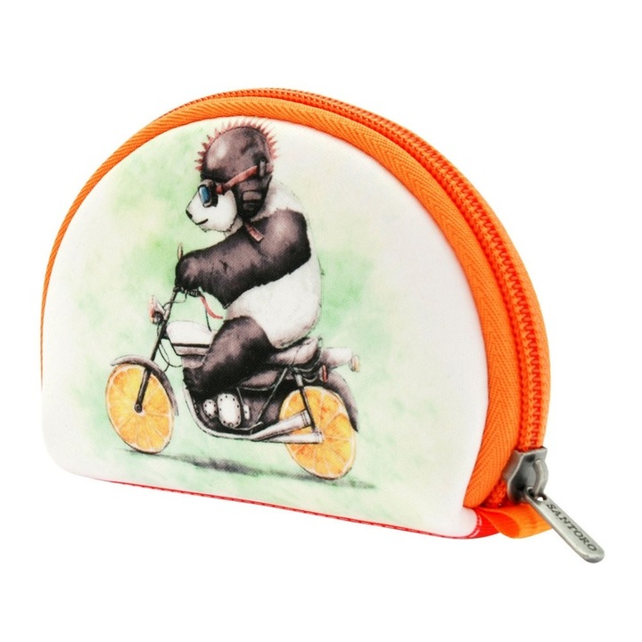 Geanta cosmetica Jad Fruity Scooty Panda, 13.5x9x2cm