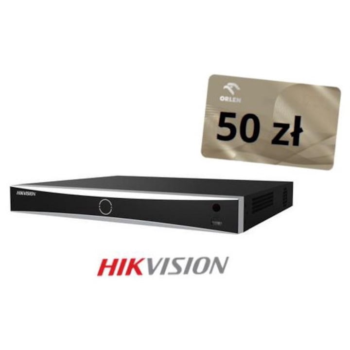 Мрежов NVR HIKVISION DS-7608NXI-K1(D), 12 Mpx, 8 камери, 1 диск, 16 TB