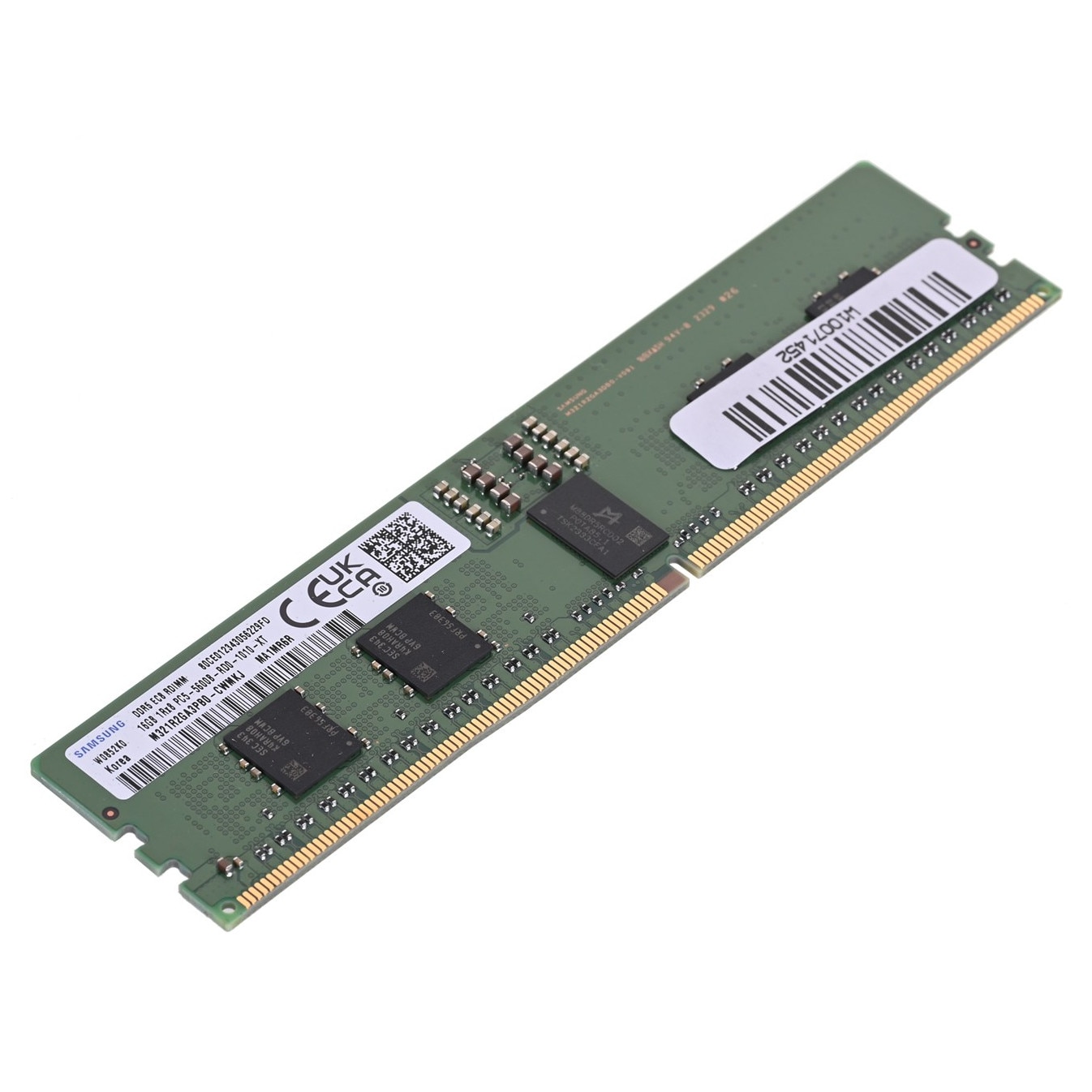 Memorie RAM DDR5 16GB 5600MHz ECC Registered, Samsung - eMAG.ro