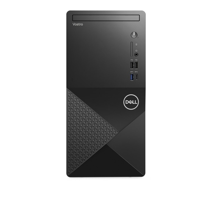 Dell Vostro 3030 MT asztali számítógép, i5-14400, 8GB DDR5, 512GB SSD, Intel UHD 730, fekete, 292x154x324,3mm
