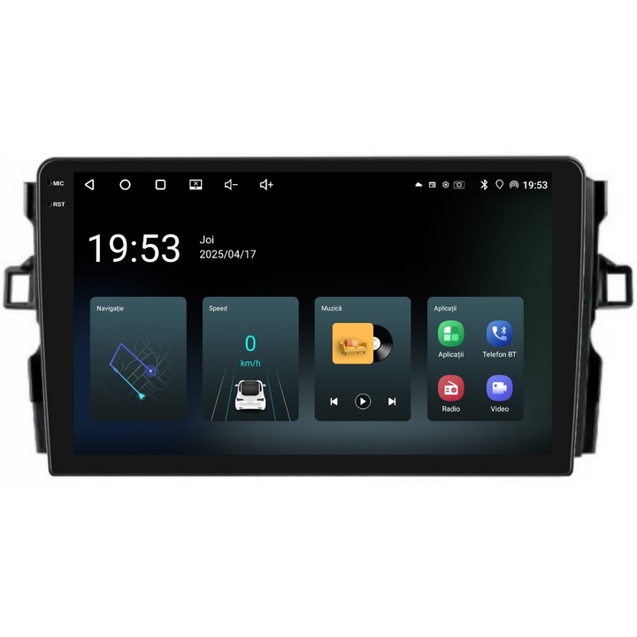 Navigatie PilotOn Toyota Auris E15 2006-2012 9 inch 4GB 64GB 4 CORE