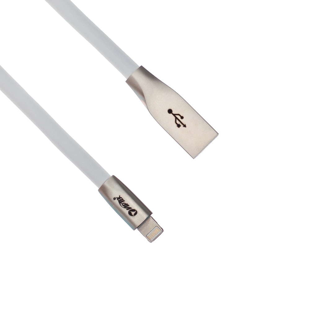 Cablu de date pentru IPhone, antirasucire, alb