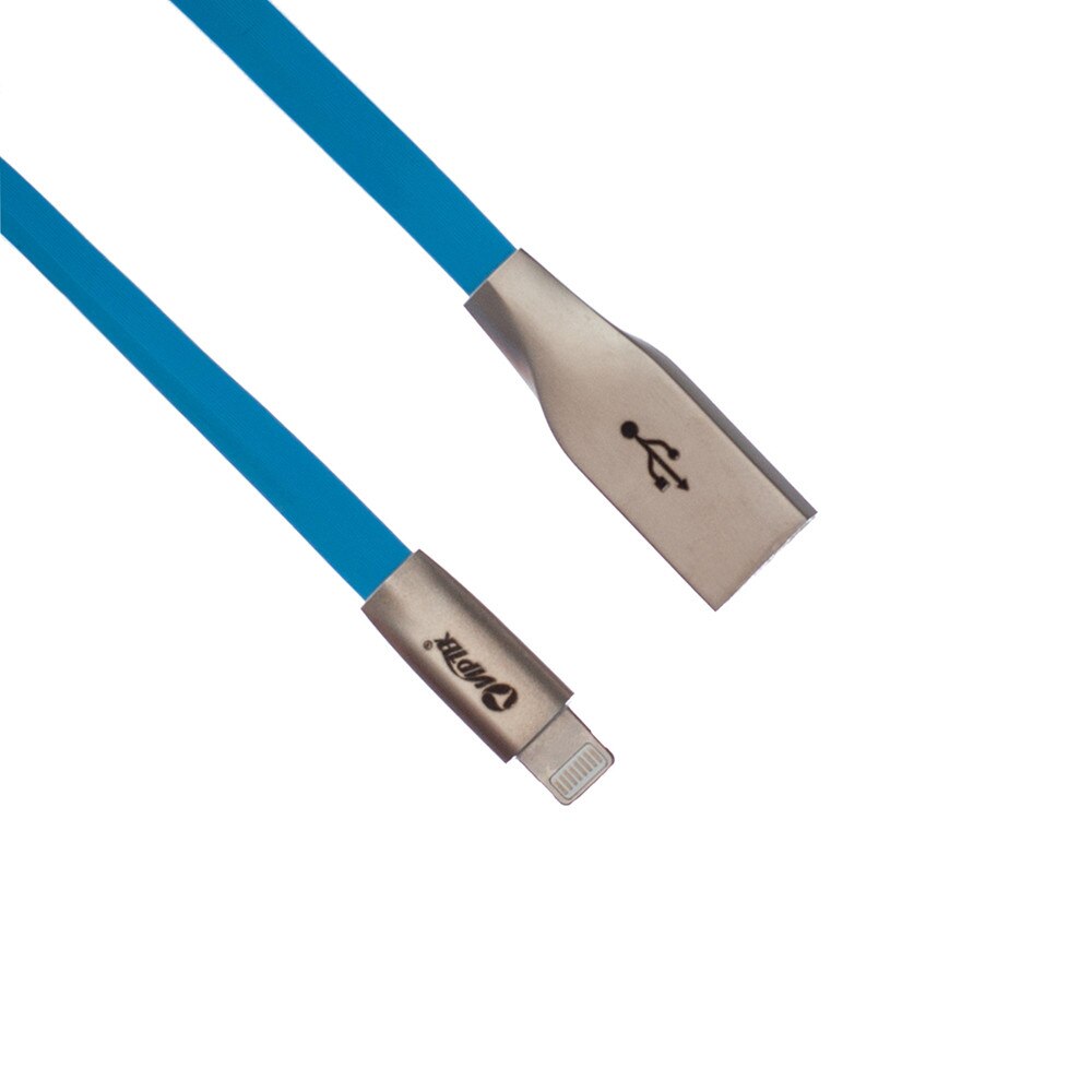 Cablu de date pentru IPhone, antirasucire, albastru