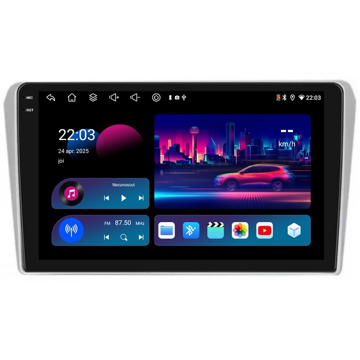 Navigatie PilotOn Toyota Avensis T25 2003-2009 9 inch 4GB 64GB 8 CORE